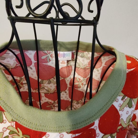 Strawberry ringer tee - Picture 3 of 5